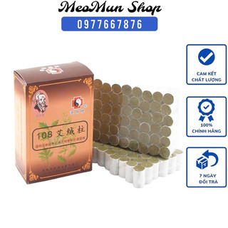 Hộp điếu ngải cứu 108 đoạn điếu ngải , viên ngải cứu