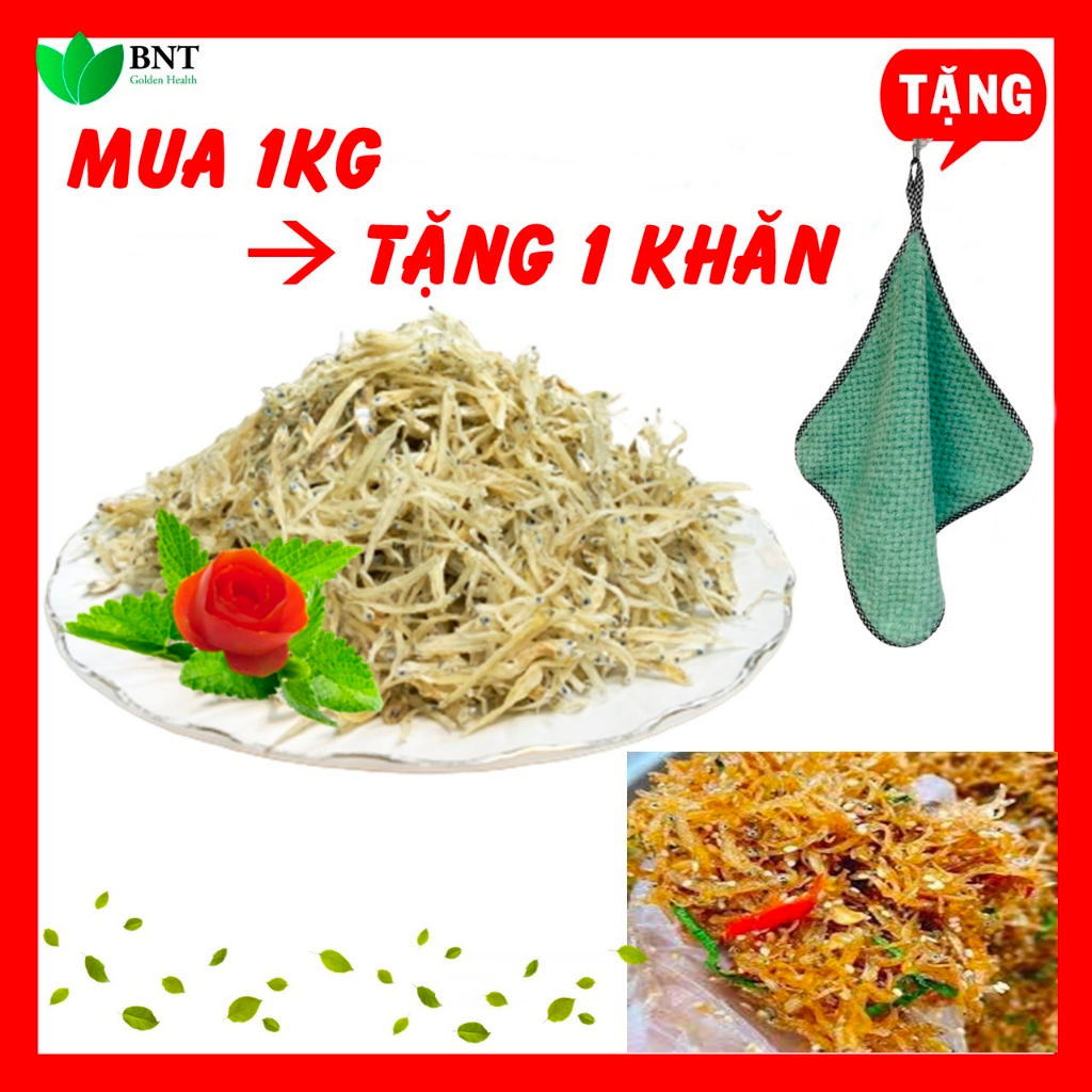 Cá cơm mờm ( cơm sữa) khô BNT FRESH FOOD, Loại 1, cá tươi ngon, thịt ngọt thơm