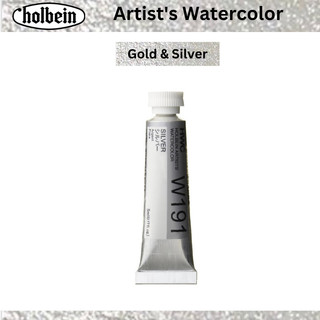 Màu nước holbein tuýp lẻ tông gold- silver