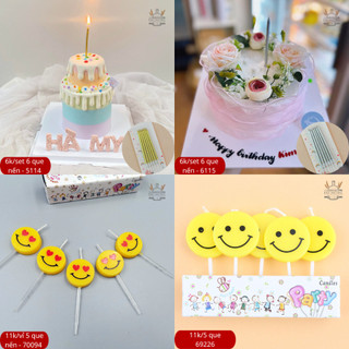 Nến sinh nhật phong cách hàn quốc cute