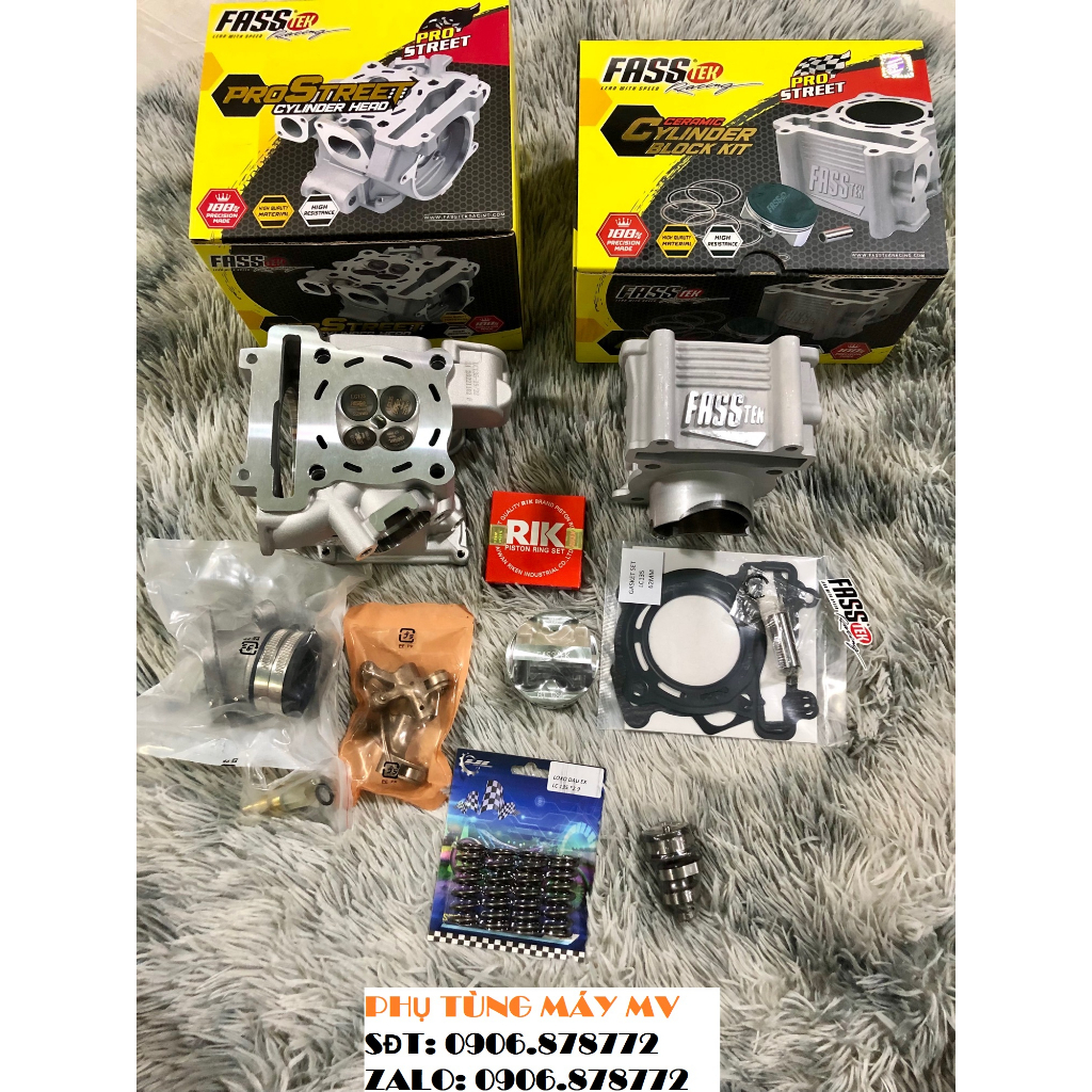 Combo đầu lòng 62 Dên Zin bình dân dành cho xe Ex135/150