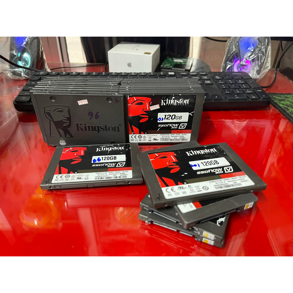 Ổ cứng SSD SATA 3 2.5in hàng bóc máy chính hãng Kingston 120G sức khoẻ tốt