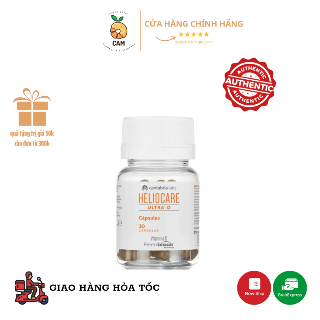 Viên uống chống nắng Heliocare Ultra-D 30 viên