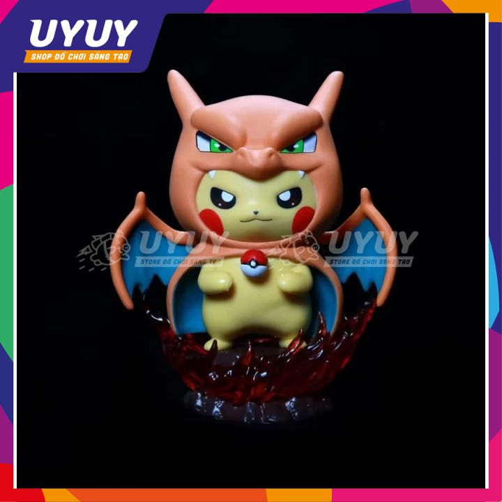 Mô Hình Pikachu Cosplay Dễ Thương, Tinh Xảo, Sắc Nét
