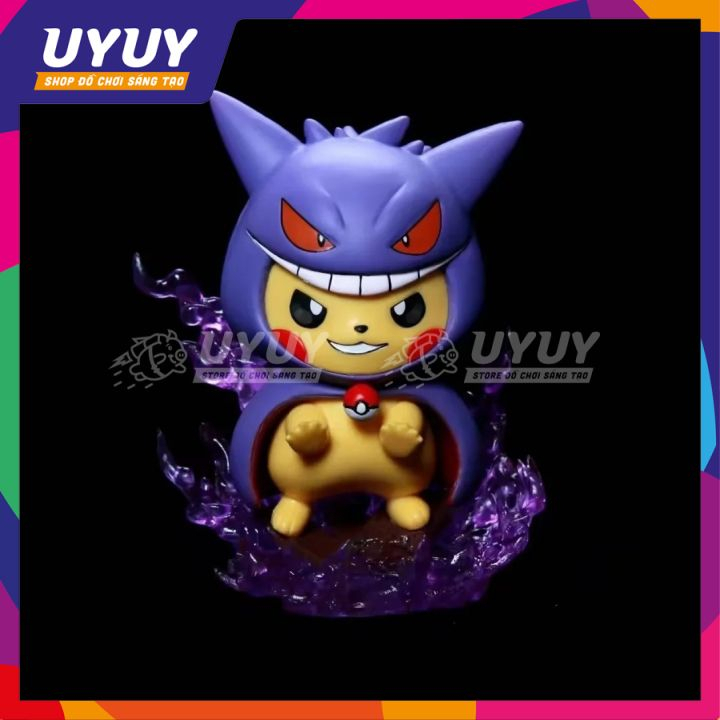 Mô Hình Pikachu Cosplay Dễ Thương, Tinh Xảo, Sắc Nét