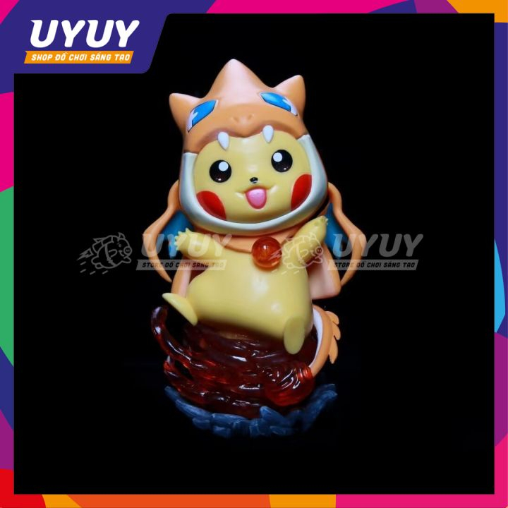 Mô Hình Pikachu Cosplay Dễ Thương, Tinh Xảo, Sắc Nét