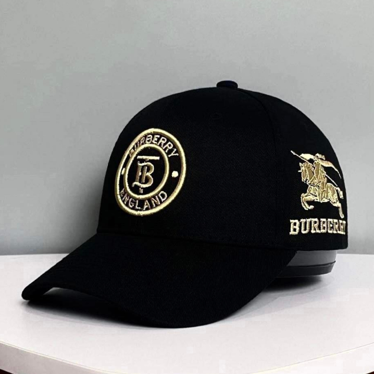 Nón lưỡi trai Buberry thêu logo 3D xuất dư cao cấp phong cách Hàn Quốc, mũ nón nam nữ thể thao cho dã ngoại, du lich.