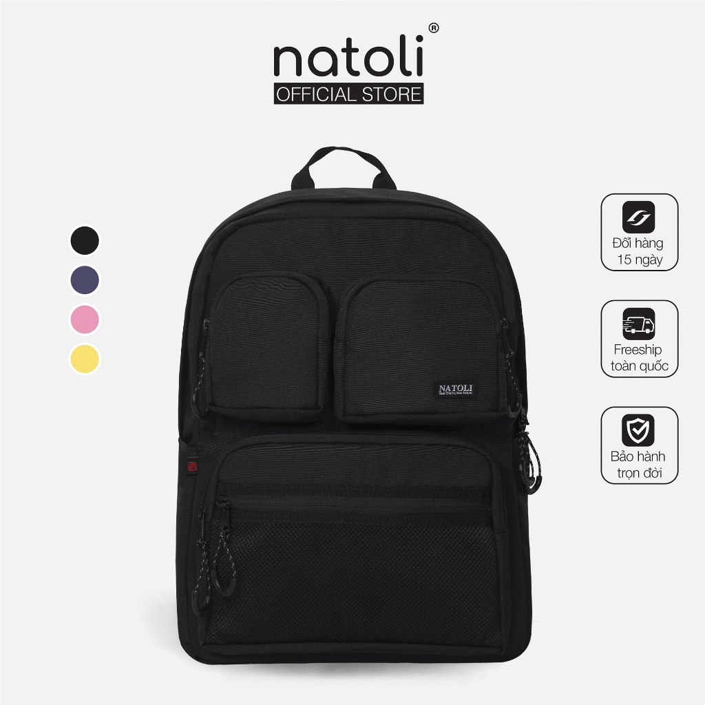 Balo nữ chính hãng NATOLI Nhiều ngăn kháng nước siêu nhẹ thời trang phong cách cao cấp - Dynamic Backpack B1