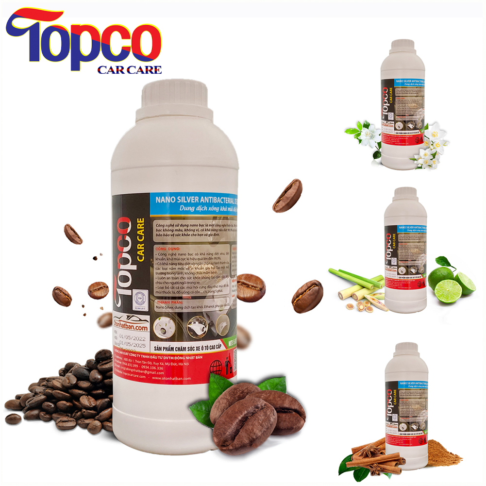 Dung Dịch Tinh Dầu Nano Bạc Xông Khử Mùi Diệt Khuẩn 1000ml Hương Thơm Tự Nhiên