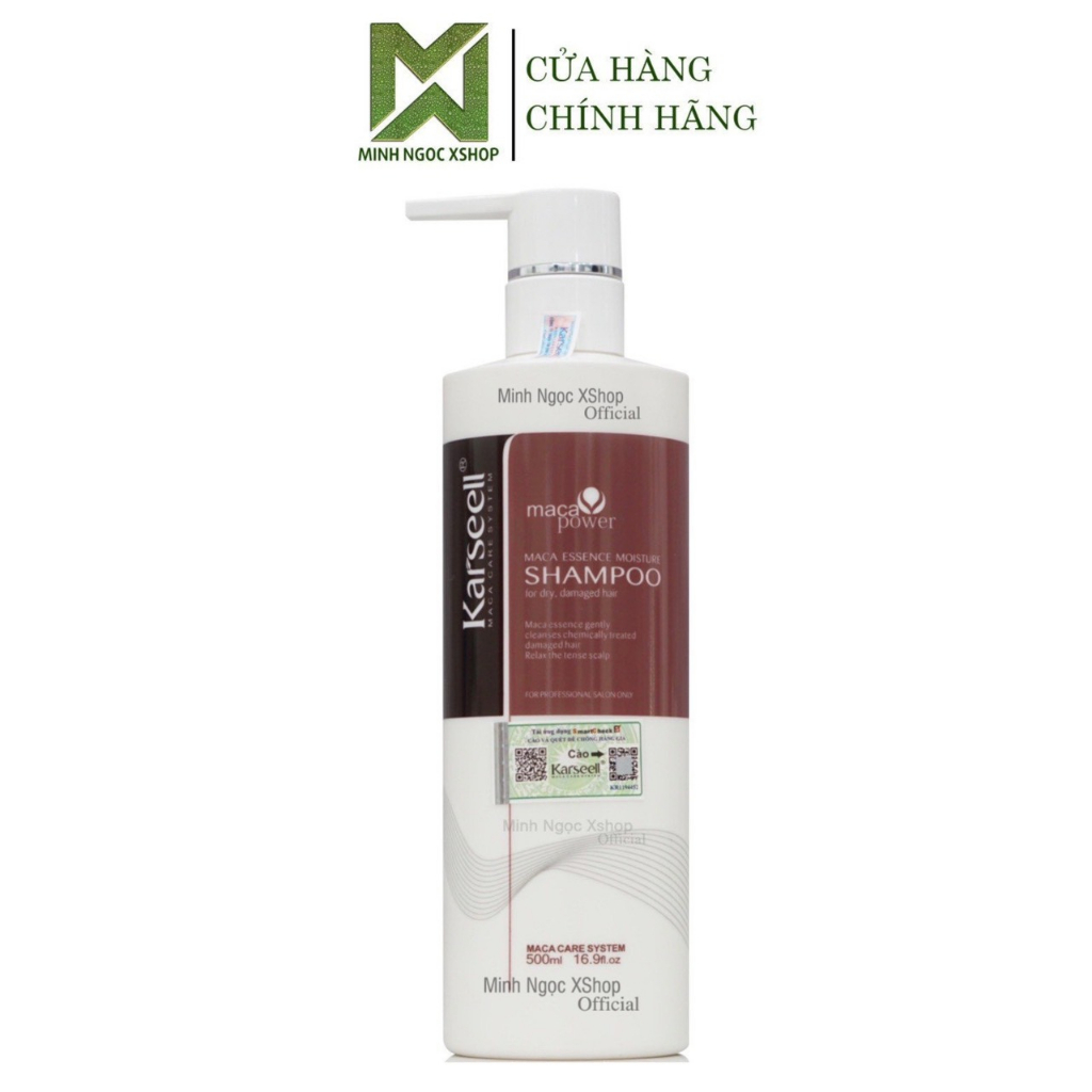 Dầu gội phục hồi siêu mượt Karseell Maca Care System 500ml chính hãng