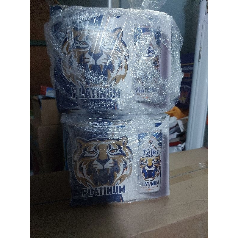 [ Hỏa tốc_HCM]Lốc 6 lon bia lúa mì Tiger Platinum Wheat Lager 330ml/ lon