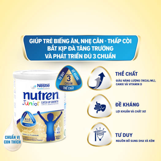 Sữa Nutren Junior 800g Nhập Khẩu Thụy Sỹ