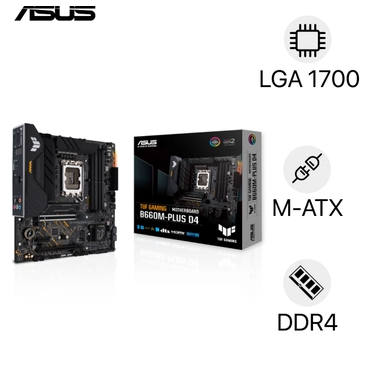 Mainboard Asus TUF Gaming B660M Plus D4