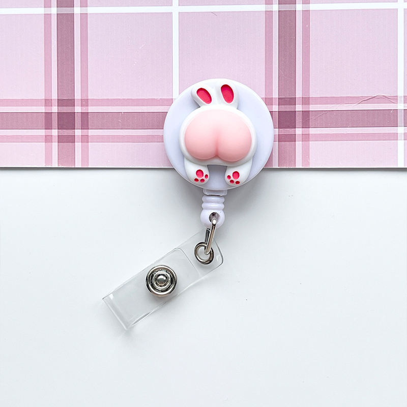 Móc kẹp bảng tên dành cho học sinh, sinh viên, nhân viên gắn sticker dễ thương
