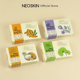 Xà Phòng Giảm Mụn Lưng Thiên Nhiên, Giảm Thâm Mông Tặng Kèm Túi Lưới NEOSKIN 75gr (Cục)