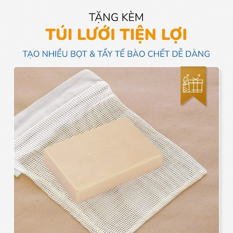 Xà Phòng Mụn Lưng, Giảm Thâm Mông Dầu Neem & Dầu Dừa Làm Dịu Lỗ Chân Lông 100% Thiên Nhiên NEOSKIN 75gr