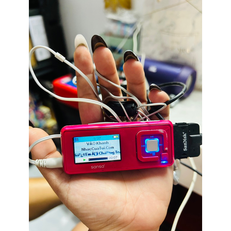 Máy nghe nhạc SanDisk Sansa C250 Digital Player chính hãng