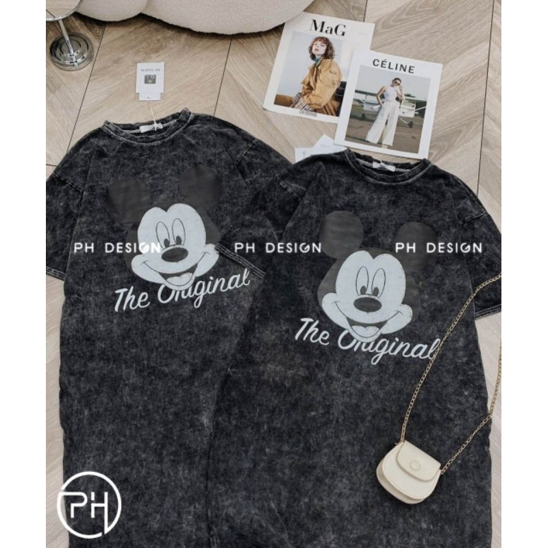 Váy suông chuột mickey hàng QC