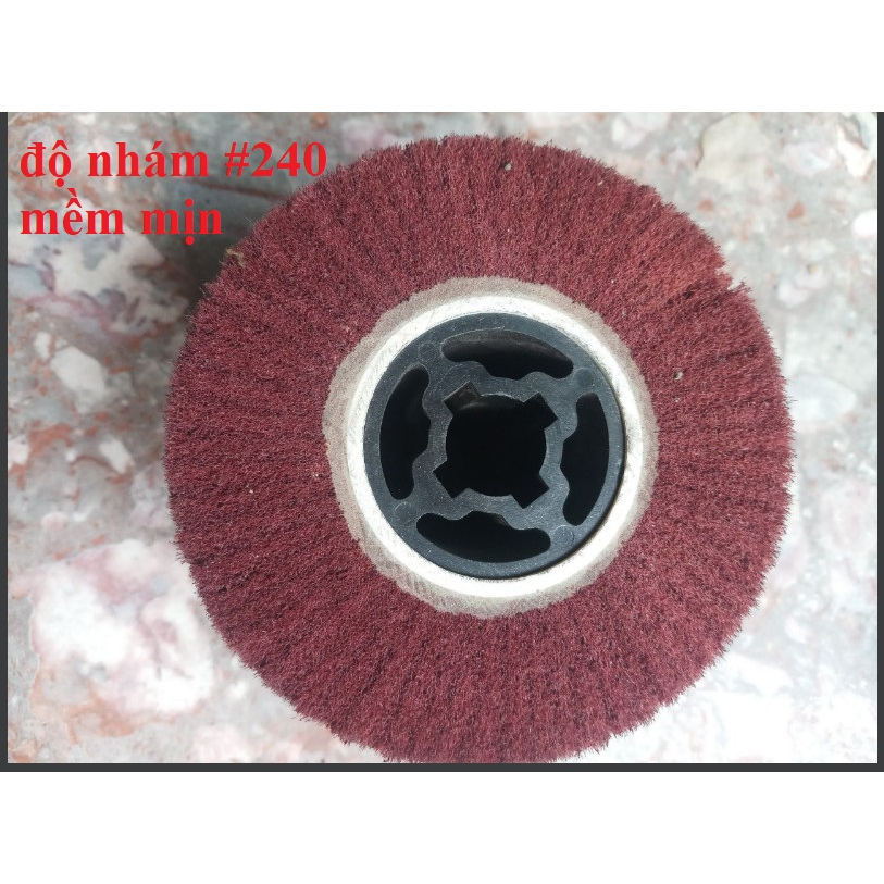 Trục Nỉ đánh sước Hairline  120x100 Grit 60, 80, 240