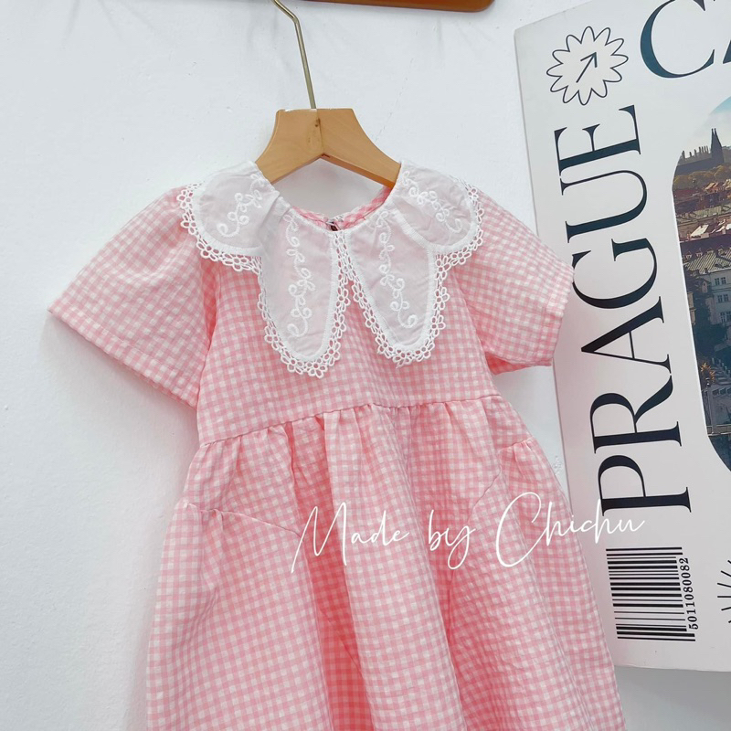 Váy Bé Gái CELINA V22 Đầm Trẻ Em Dáng Babydoll Xinh Xắn Chất Liệu Cotton Thô Xốp Cao Cấp