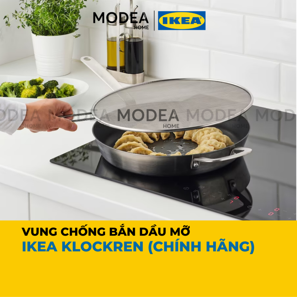 (CHÍNH HÃNG IKEA) Vung lưới chống bắn dầu IKEA CLOCKREN