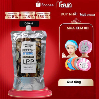 Dầu ủ tóc Keratin complus Phục hồi tóc cháy, tóc sun, tóc cực nát 1000ml - Tặng Mũ Ủ