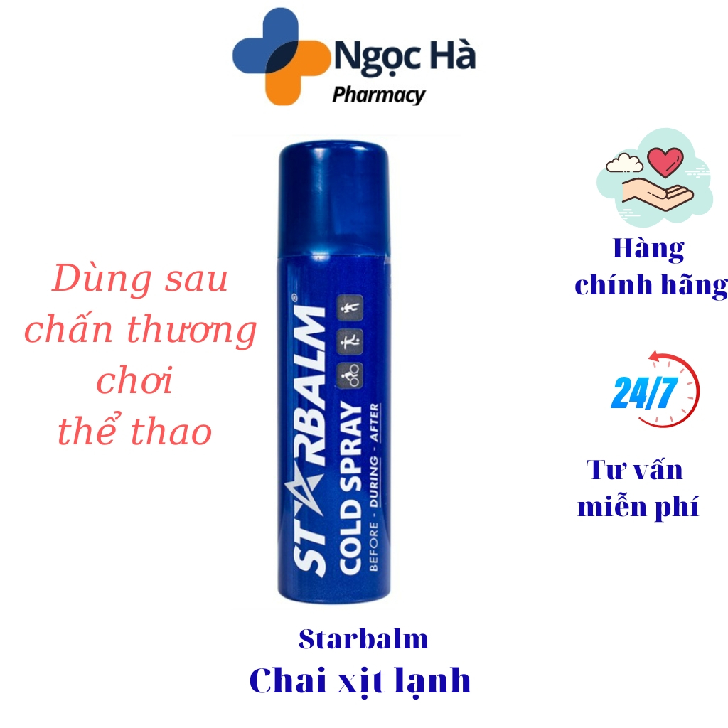 Chai xịt lạnh Starbalm Cold Spray (150ml) giảm đau sau chấn thương