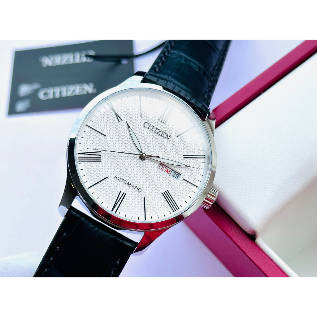 Đồng hồ nam dây da Citizen Automatic NH8350 08A