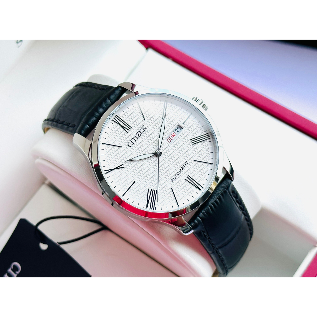 Đồng hồ nam dây da Citizen Automatic NH8350 08A