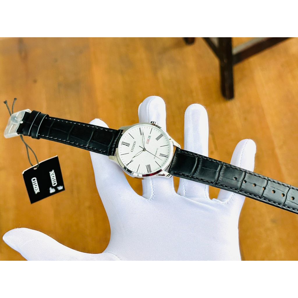Đồng hồ nam dây da Citizen Automatic NH8350 08A