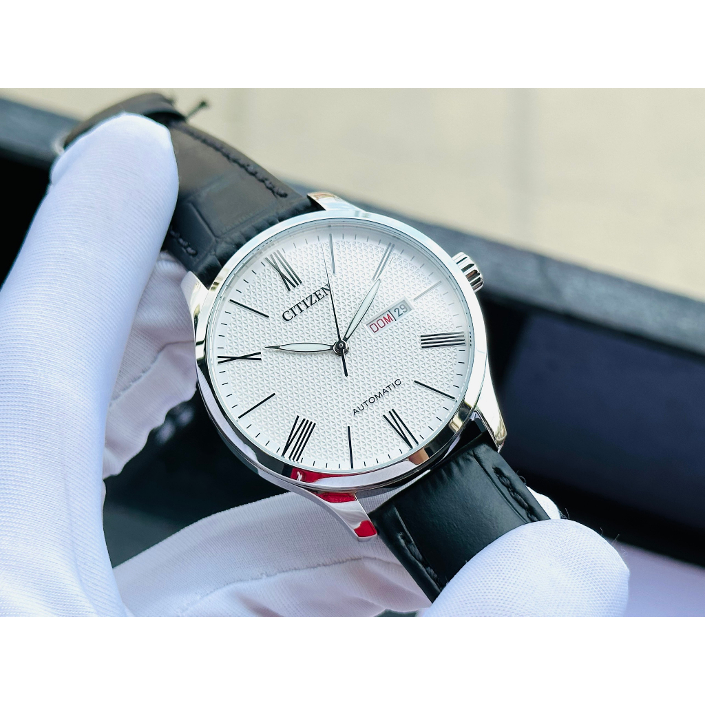 Đồng hồ nam dây da Citizen Automatic NH8350 08A