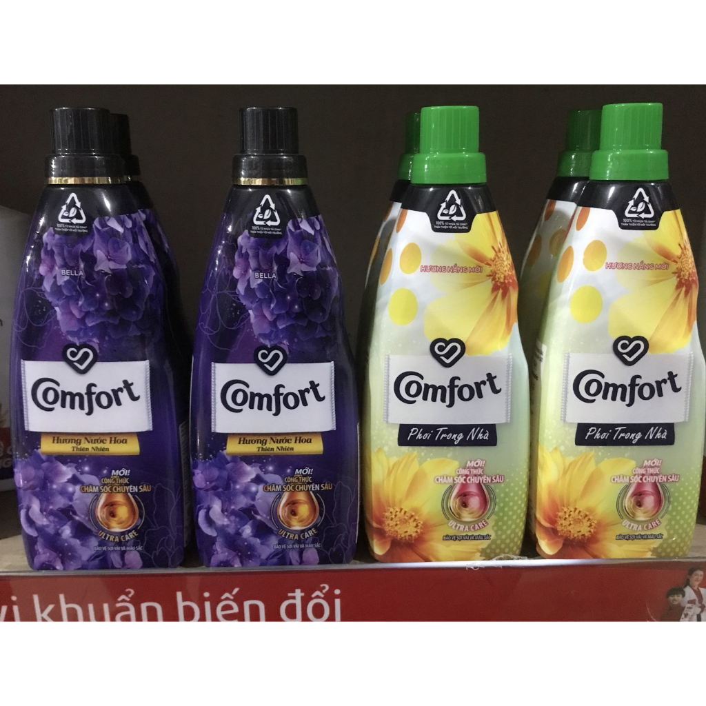 Nước xả đồ Comfor chai 800 ml