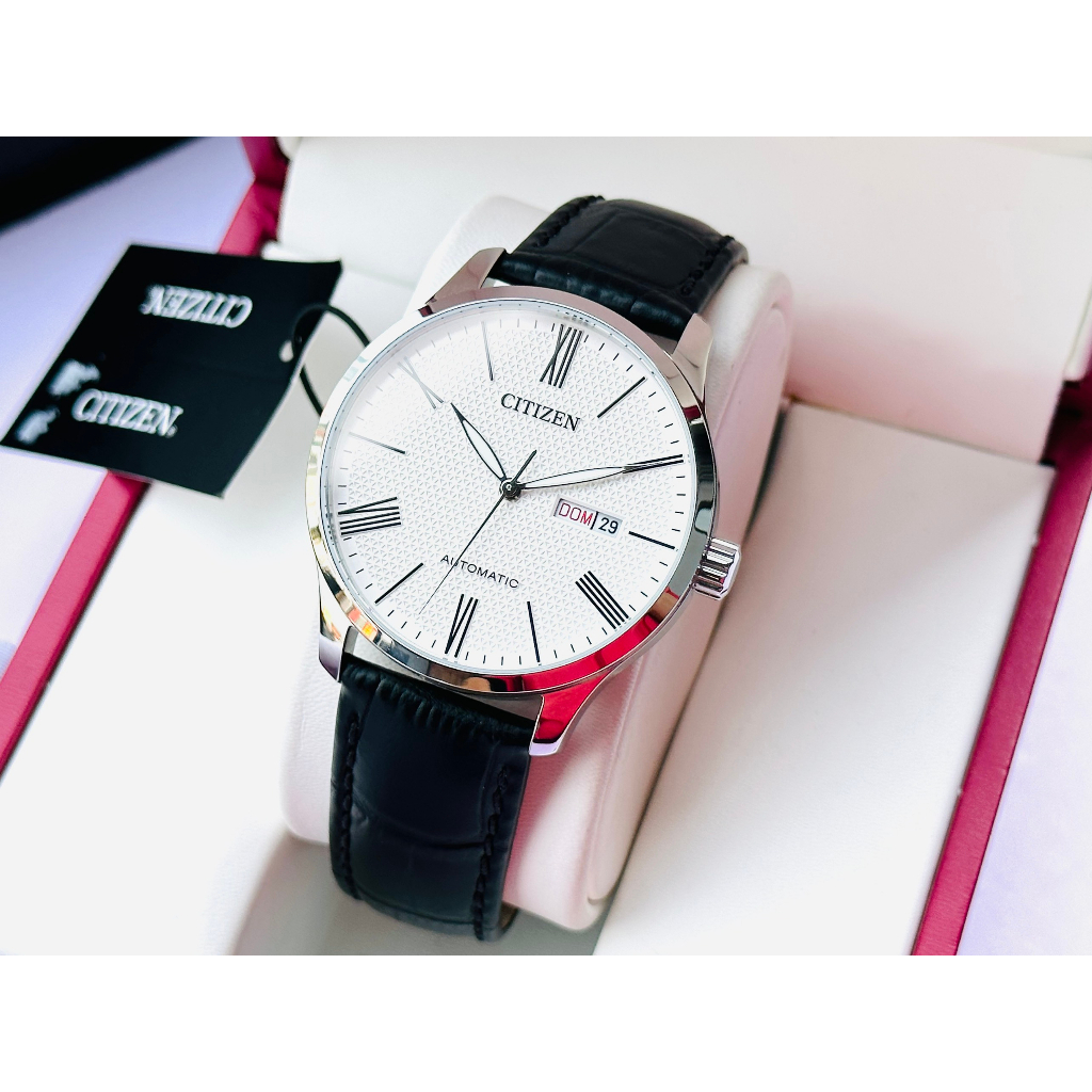 Đồng hồ nam dây da Citizen Automatic NH8350 08A