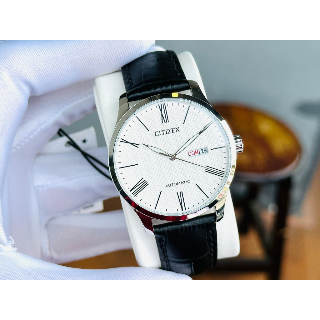 Đồng hồ nam dây da Citizen Automatic NH8350 08A