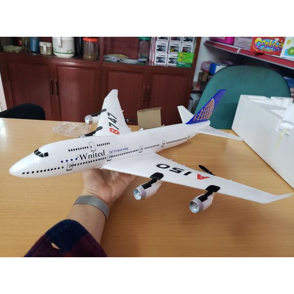 Máy bay Boeing B747 xốp EPP điều khiển từ xa 2.4G bay xa đến 200m