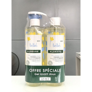 Sữa tắm gội 2 trong 1 Klorane Pháp