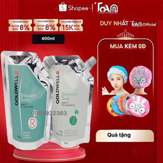 Cặp Thuốc Uốn , Ép / Duỗi Nóng Goldwell 400ml X 2