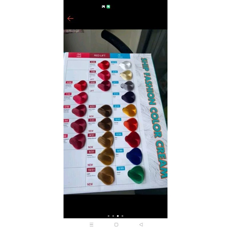 combo các loại nhuộm 000