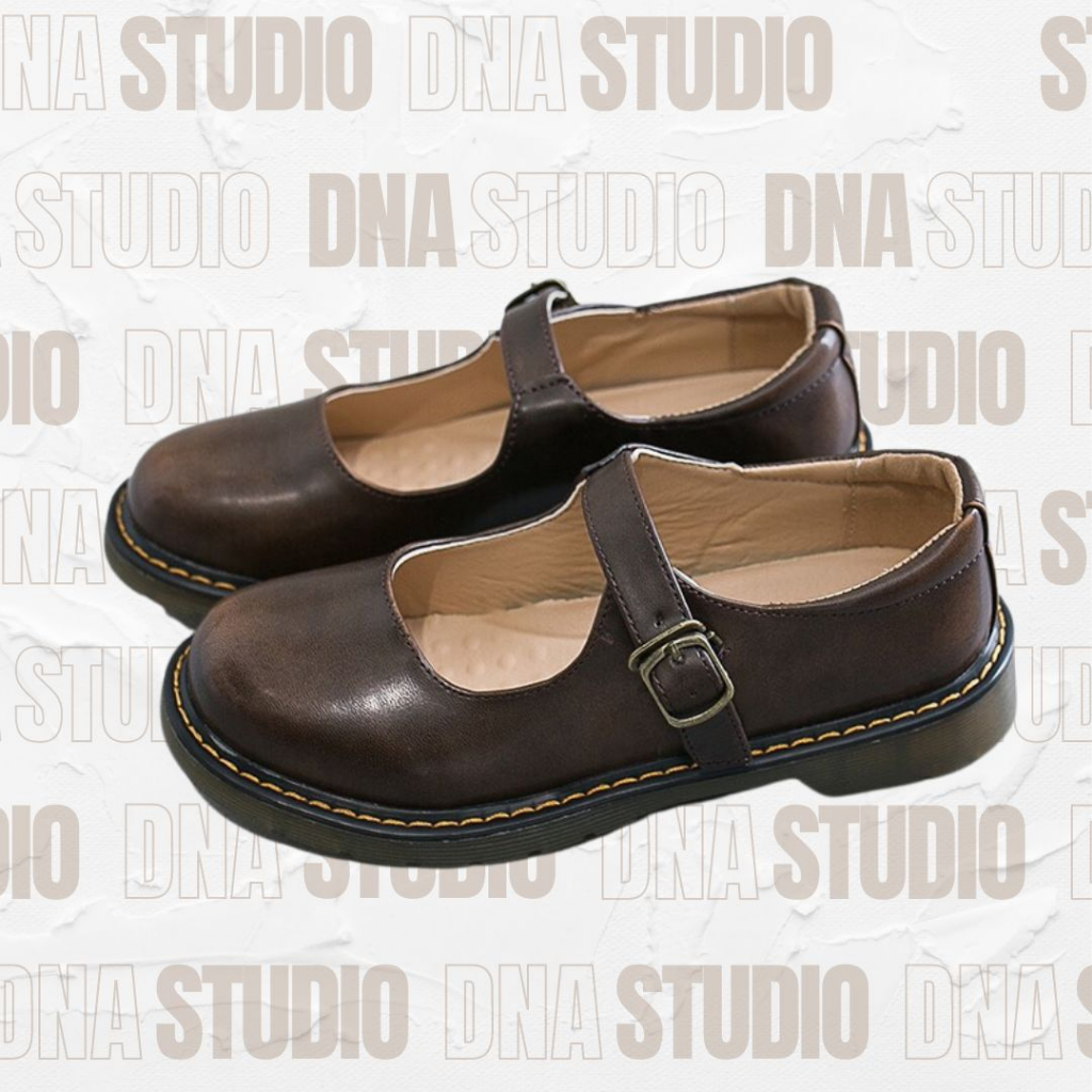 Giày búp bê Lolita, Mary Jane cao 3cm phong cách vintage, đáng yêu