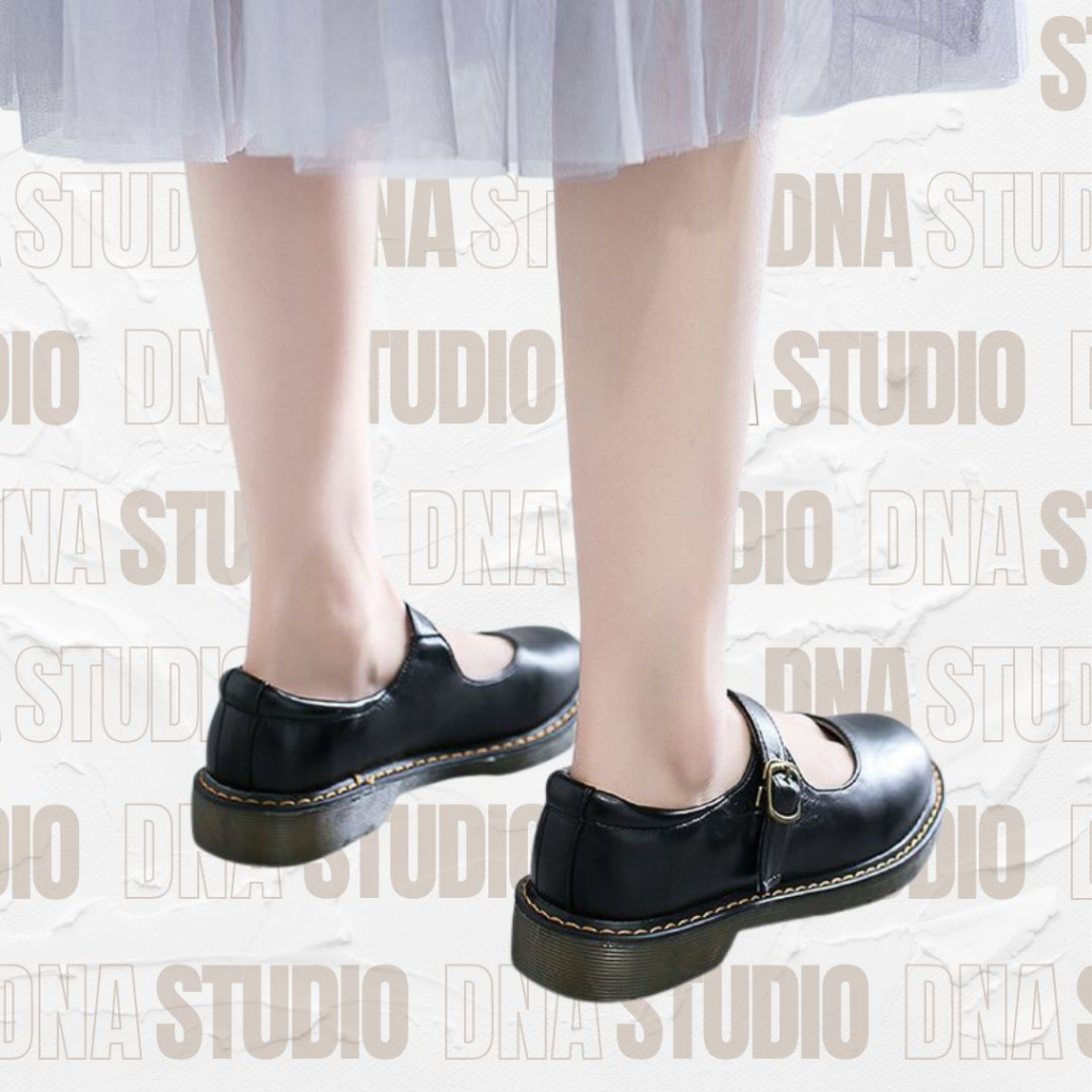 Giày búp bê Lolita, Mary Jane cao 3cm phong cách vintage, đáng yêu