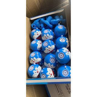 Đồ chơi bông vụ, con quay doraemon có đèn và nhạc cho bé