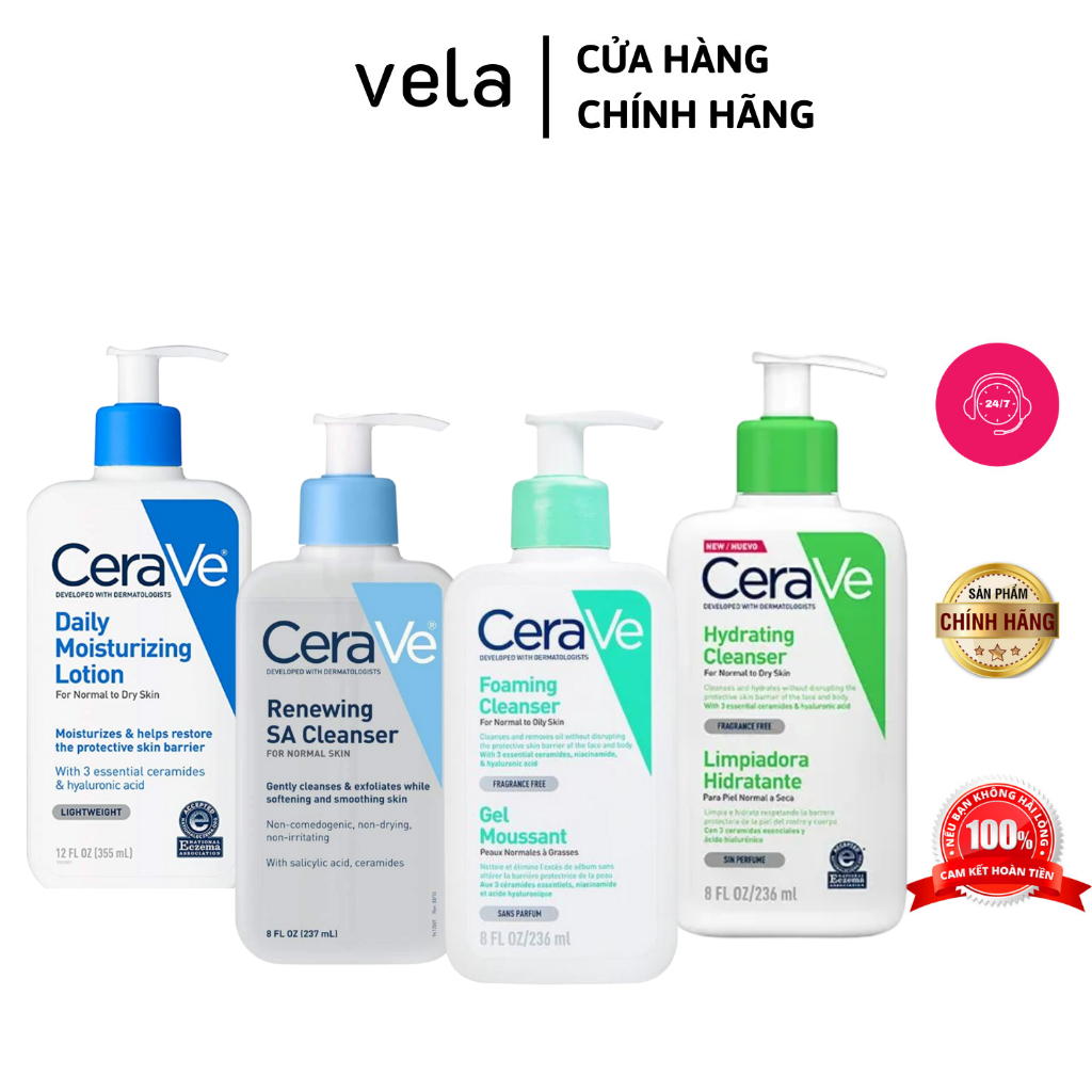 Sữa rửa mặt dịu nhẹ CERAVE Foaming Facial Cleanser ( da dầu