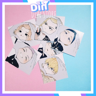 Card Tokyo Revengers Chibi - 12 card nhân vật Tokyo Revengers cute thẻ Tokyo Revengers