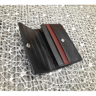 Ví mini cute da bò cao cấp Kalanos KBNU500 -Tim, ví card đẹp, ví nam mini, ví nữ mini màu đen