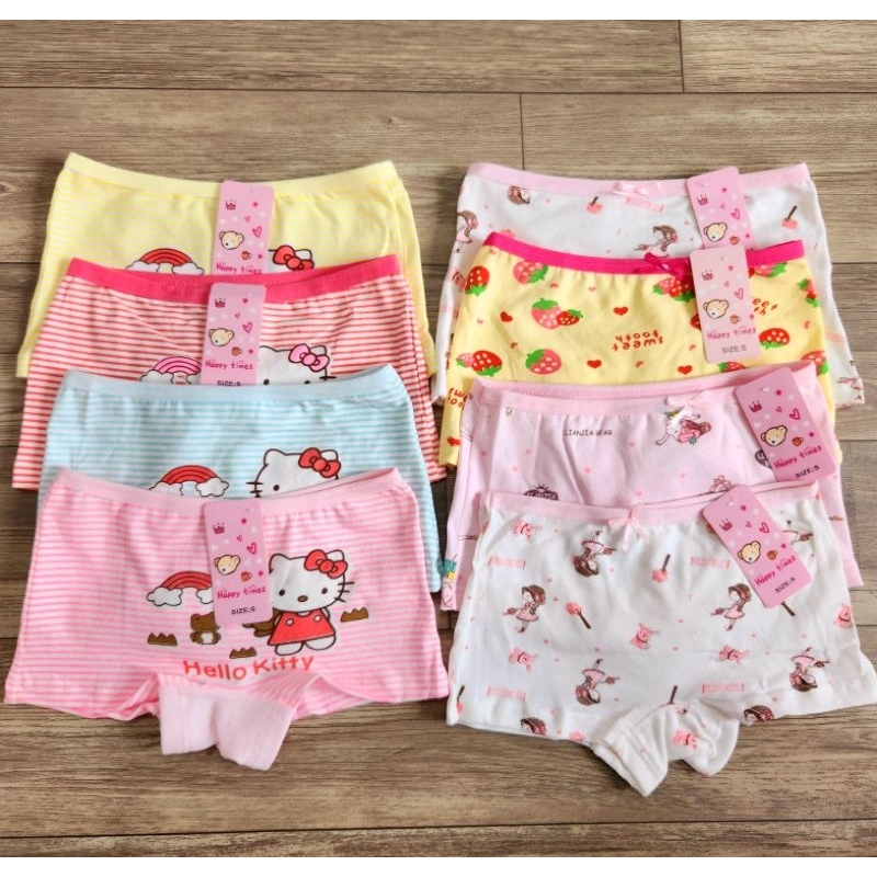 Quần Chip Đùi Bé Gái 100% Cotton Mềm Mại/ Quần Lót Bé Gái