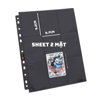 Sheet card meet - meet yx chính hãng size a4 chính hãng , sheet card 9 ô đựng photocard, pola, thẻ bài