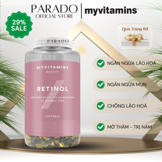 Viên Uống Retinol MyVitamins Beauty 90 Viên Hổ Trợ Trẻ Hóa Da