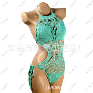 [SẴN] Bikini liền len móc. Hàng nhập QCCC có lót