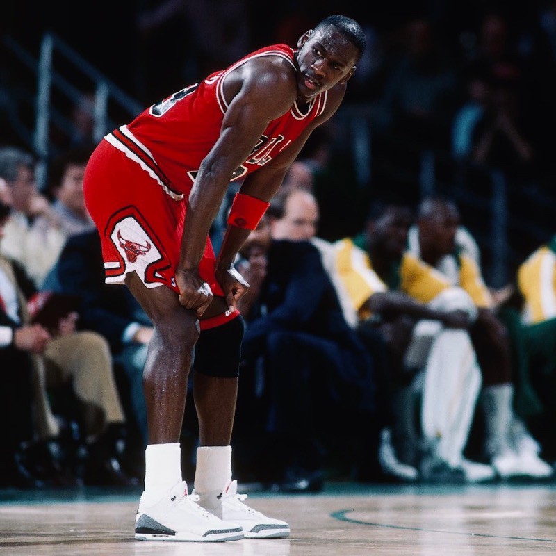 'Giày Cổ Thấp' Nike Air Jordan 3 Retro White Cement