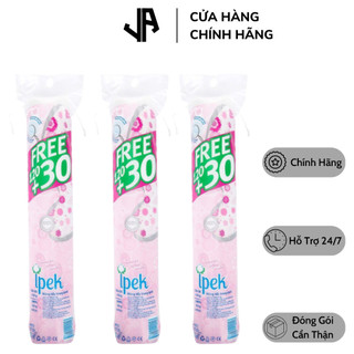 Bông tẩy trang ipek 150 miếng cotton pads